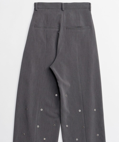 MAISON SPECIAL(メゾンスペシャル)の「Eyelet Tuck Pants/アイレットタックパンツ(その他パンツ・レディース・グレー・38/36)」の20枚目の写真