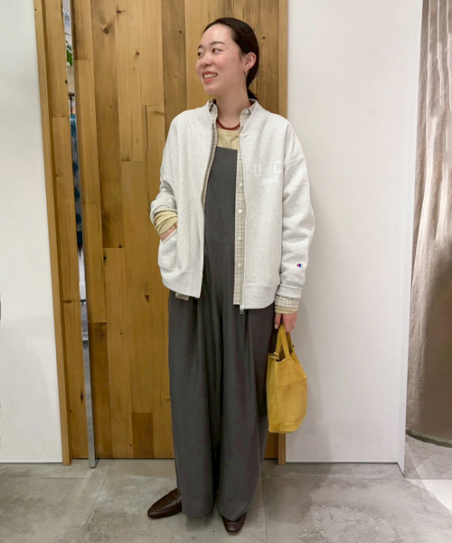 FRAMeWORK（フレームワーク）の「Champion 別注リバースウィーブフルジップパーカー（パーカー・レディース・ライトグレー/スミクロ・FREE）」の5枚目の写真