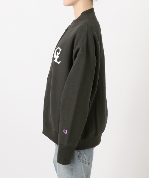 FRAMeWORK（フレームワーク）の「Champion 別注リバースウィーブフルジップパーカー（パーカー・レディース・ライトグレー/スミクロ・FREE）」の11枚目の写真