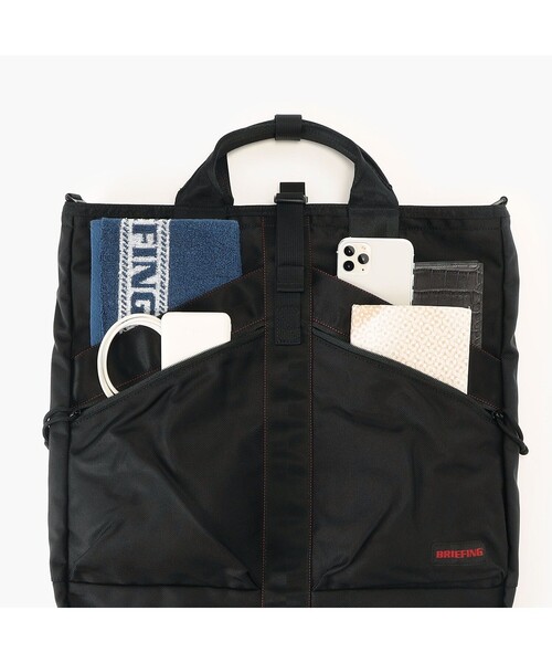 BRIEFING（ブリーフィング）の「TYPE Ⅲ AVIATOR 3WAY PACK（トートバッグ・メンズ・グリーン系その他2/ネイビー/ブラック・FREE）」の9枚目の写真
