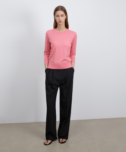 RIDIFI（リディフィ）の「PLEATS WIDE SLACKS_BLACK（スラックス・レディース・その他・SMALL/MEDIUM）」の2枚目の写真