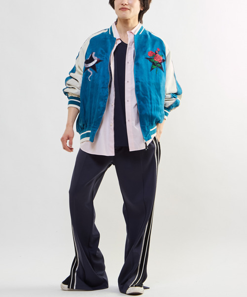 CONVERSE TOKYO(コンバーストウキョウ)の「SIDE LINE LOOSE TRACK PANTS(その他パンツ・レディース・ライトグレー/チャコールグレー/オリーブ/ブラック・MEDIUM/LARGE/SMALL)」の16枚目の写真