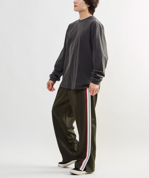 CONVERSE TOKYO(コンバーストウキョウ)の「SIDE LINE LOOSE TRACK PANTS(その他パンツ・レディース・ライトグレー/チャコールグレー/オリーブ/ブラック・MEDIUM/LARGE/SMALL)」の22枚目の写真