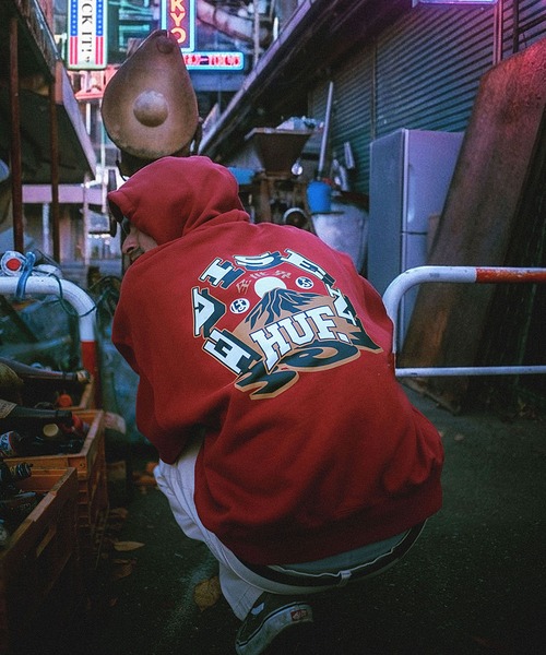 HUF X EVISEN HUFUJI ZIP HOODIE（パーカー）｜HUF（ハフ）の