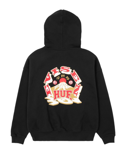 HUF X EVISEN HUFUJI ZIP HOODIE（パーカー）｜HUF（ハフ）の