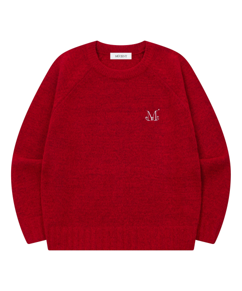 MUCENT(ムセント)の「モネ ナグラン ラウンドネック ニット (4カラー)(ニット/セーター・レディース・ネイビー/グレー/レッド/Beige・FREE)」の16枚目の写真