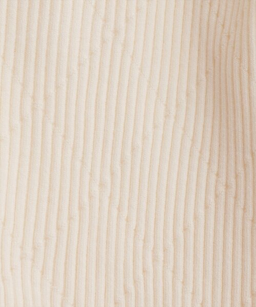natural couture(ナチュラルクチュール)の「ダイヤ柄プチハイリブニット(ニット/セーター・レディース・オレンジ/イエロー/サックスブルー/ブラック/オフホワイト・FREE)」の16枚目の写真