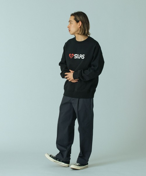 SILAS(サイラス)の「LOVE SWEATSHIRT(スウェット・メンズ・アッシュ/ブラック/バーガンディー・XL/L/M)」の9枚目の写真