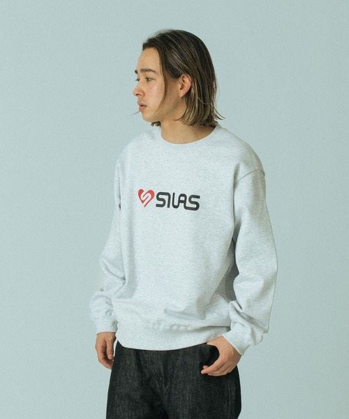 SILAS(サイラス)の「LOVE SWEATSHIRT(スウェット・メンズ・アッシュ/ブラック/バーガンディー・XL/L/M)」の11枚目の写真