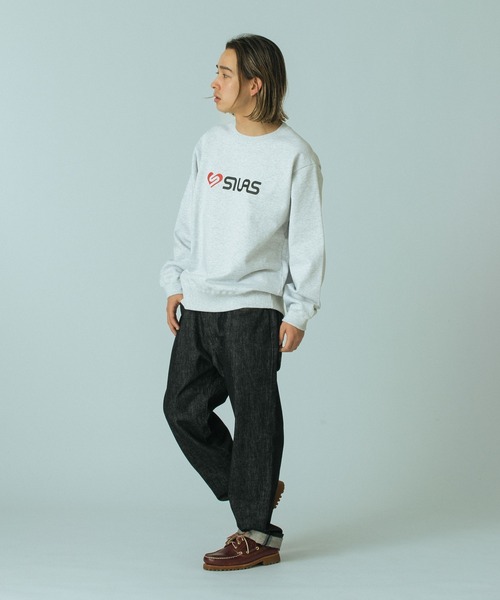 SILAS(サイラス)の「LOVE SWEATSHIRT(スウェット・メンズ・アッシュ/ブラック/バーガンディー・XL/L/M)」の13枚目の写真
