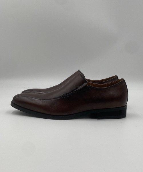 Piedi Nudi（ピエディヌーディ）の「LEON 本革 スリッポン ビジネスシューズ（ドレスシューズ・メンズ・ダークブラウン/ブラック・25.5cm/26.0cm/28.0cm/27.0cm/25.0cm）」の9枚目の写真