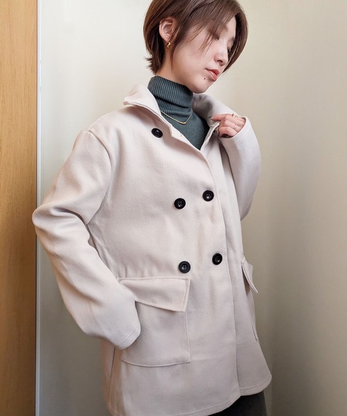 セール】ダブルボタンPコート（ピーコート）｜styiro（スタイロ）の