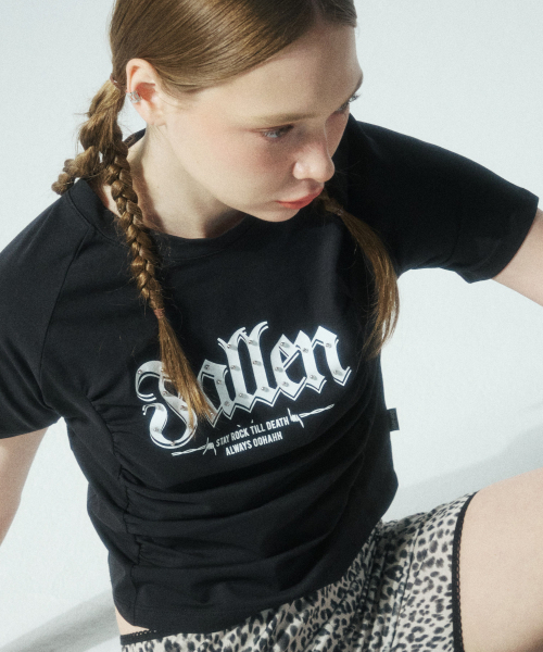 OOH-AHH（ウーアー）の「ポルンTシャツ（ブラック）（Tシャツ/カットソー・レディース・その他・FREE）」の2枚目の写真