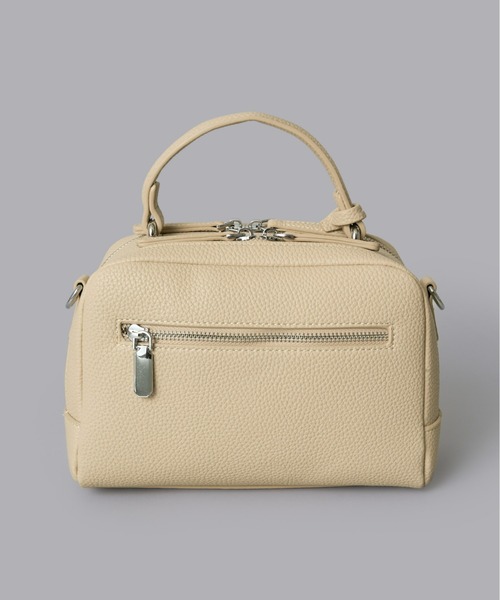 Olu.（オルドット）の「ダブルジップボストンバッグ（ボストンバッグ・レディース・グレイッシュベージュ/ブラック/アイボリー・FREE）」の12枚目の写真