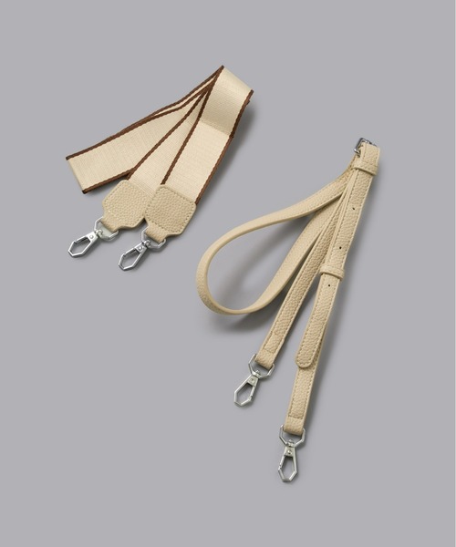 Olu.（オルドット）の「ダブルジップボストンバッグ（ボストンバッグ・レディース・グレイッシュベージュ/ブラック/アイボリー・FREE）」の18枚目の写真