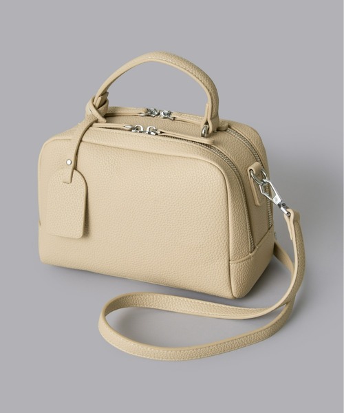 Olu.（オルドット）の「ダブルジップボストンバッグ（ボストンバッグ・レディース・グレイッシュベージュ/ブラック/アイボリー・FREE）」の21枚目の写真