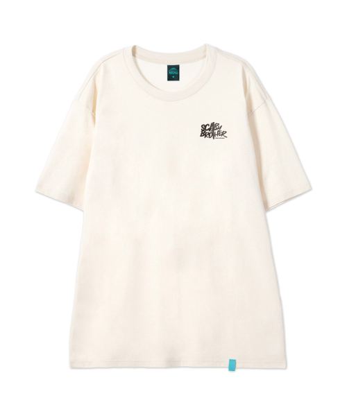 ASTRAL PROJECTION（アストラルプロジェクション）の「[エピスタジオXスキャリーブラザーSERIES 3]コットンルーズフィット半袖Tシャツ_バターミルク（Tシャツ/カットソー・メンズ・その他・M/L/XL/XXL）」の2枚目の写真