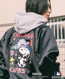PEANUTS | 【PEANUTS×MLB】オリジナルデザイン 和柄スカジャン ドジャース ヤンキース カブス スーベニア(スカジャン)