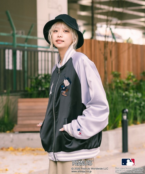 PEANUTS（ピーナッツ）の「【PEANUTS×MLB】オリジナルデザイン 和柄スカジャン ドジャース ヤンキース カブス スーベニア（スカジャン・メンズ・その他/その他2/その他1・MEDIUM/LARGE/X-LARGE）」の6枚目の写真