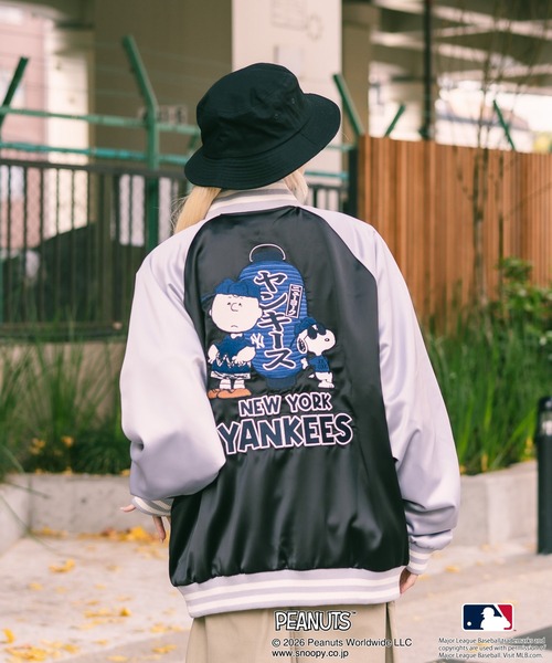 PEANUTS（ピーナッツ）の「【PEANUTS×MLB】オリジナルデザイン 和柄スカジャン ドジャース ヤンキース カブス スーベニア（スカジャン・メンズ・その他/その他2/その他1・MEDIUM/LARGE/X-LARGE）」の7枚目の写真