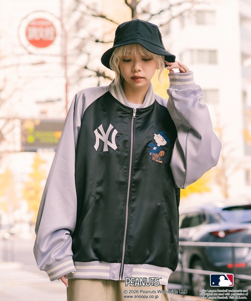 PEANUTS（ピーナッツ）の「【PEANUTS×MLB】オリジナルデザイン 和柄スカジャン ドジャース ヤンキース カブス スーベニア（スカジャン・メンズ・その他/その他2/その他1・MEDIUM/LARGE/X-LARGE）」の9枚目の写真