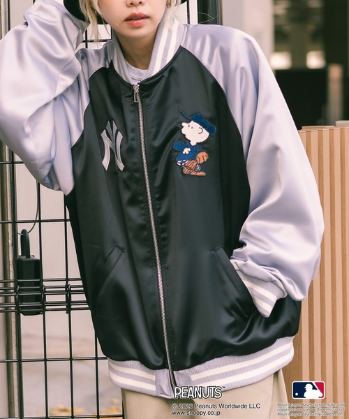 PEANUTS（ピーナッツ）の「【PEANUTS×MLB】オリジナルデザイン 和柄スカジャン ドジャース ヤンキース カブス スーベニア（スカジャン・メンズ・その他/その他2/その他1・MEDIUM/LARGE/X-LARGE）」の10枚目の写真