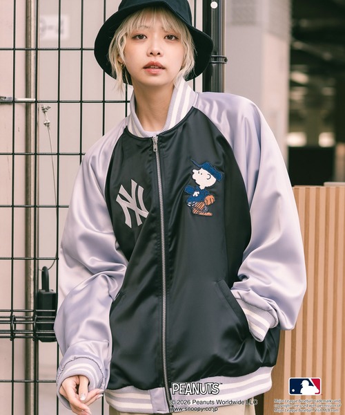 PEANUTS（ピーナッツ）の「【PEANUTS×MLB】オリジナルデザイン 和柄スカジャン ドジャース ヤンキース カブス スーベニア（スカジャン・メンズ・その他/その他2/その他1・MEDIUM/LARGE/X-LARGE）」の13枚目の写真