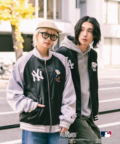 PEANUTS（ピーナッツ）の「【PEANUTS×MLB】オリジナルデザイン 和柄スカジャン ドジャース ヤンキース カブス スーベニア（スカジャン・メンズ・その他/その他2/その他1・MEDIUM/LARGE/X-LARGE）」の15枚目の写真