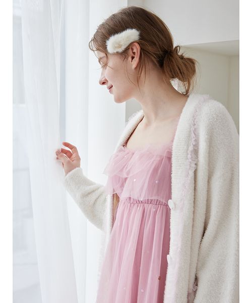 gelato pique（ジェラートピケ）の「ハート柄チュールカップイン