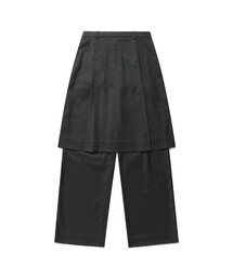 FFATS PLEATS LAYERED SKIRT PANTS_GREY(NG2ESUPA92A)