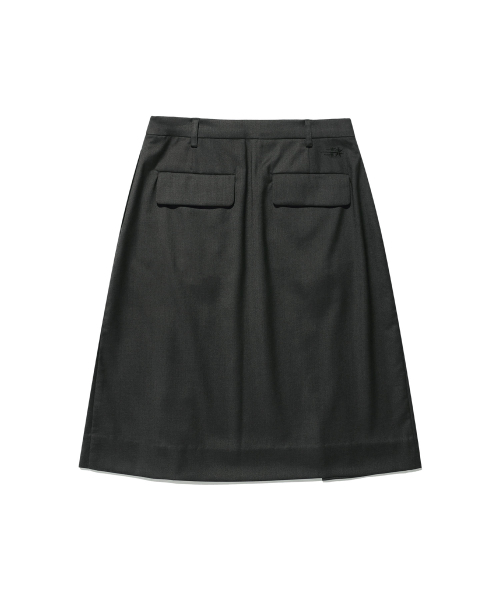 NICE GHOST CLUB(ナイスゴーストクラブ)の「FFATS PLEATS LAYERED SKIRT PANTS_GREY(NG2ESUPA92A)(その他パンツ・レディース・グレー・S/M)」の4枚目の写真