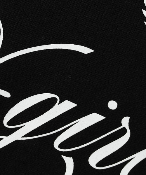 X-girl（エックスガール）の「STUDDED NUMBER S/S BABY TEE（Tシャツ/カットソー・レディース・ブラック/ホワイト/ライトグリーン・S/M）」の9枚目の写真