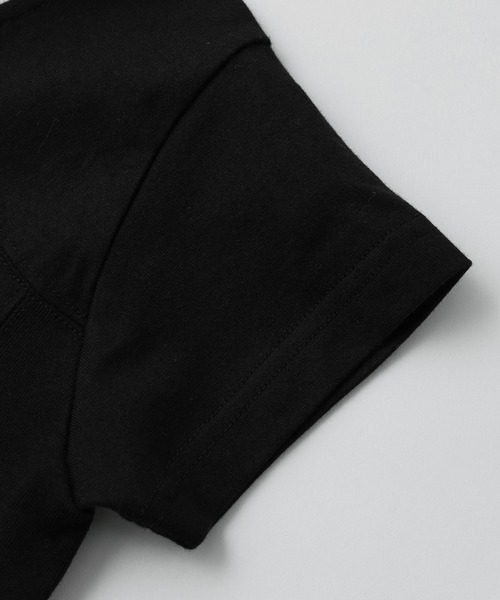 X-girl（エックスガール）の「STUDDED NUMBER S/S BABY TEE（Tシャツ/カットソー・レディース・ブラック/ホワイト/ライトグリーン・S/M）」の10枚目の写真