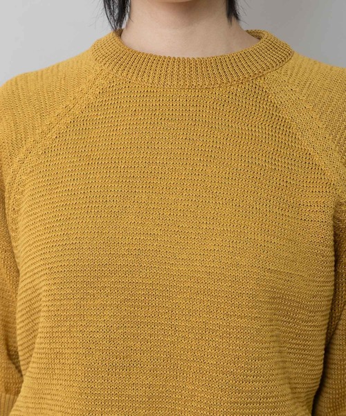Munich（ミューニック）の「コットンニットバックベルトディテールプルオーバー（ニット/セーター・レディース・マスタード/ブラック/グレー・FREE）」の10枚目の写真