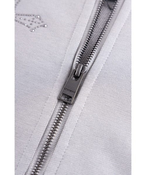 UNKNOWN LONDON(アンノウン・ロンドン)の「ジップフーディ|Dagger Cross Rhinestone Zip Hoodie|Unknown London(パーカー・メンズ・ブラック/グレー・MEDIUM/SMALL/X-LARGE/LARGE)」の5枚目の写真