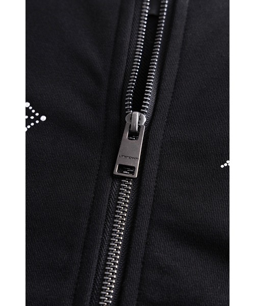 UNKNOWN LONDON(アンノウン・ロンドン)の「ジップフーディ|Dagger Cross Rhinestone Zip Hoodie|Unknown London(パーカー・メンズ・ブラック/グレー・MEDIUM/SMALL/X-LARGE/LARGE)」の12枚目の写真