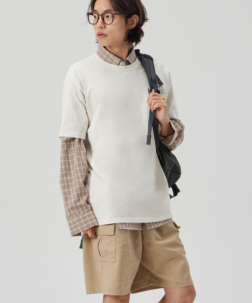 MAKEITTO（メイキット）の「[GRAFFITI3 LOGO]CREW NECK TEE_CREAM（Tシャツ/カットソー・メンズ・その他・M/L/XL/XXL）」の3枚目の写真