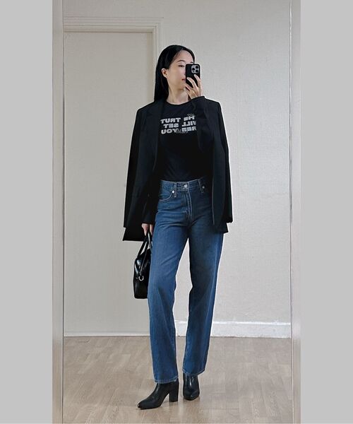 DANGLEDROP(ダングルドロップ)の「DGDP FREE YOU セミクロップロングスリーブホワイト(Tシャツ/カットソー・レディース・その他・FREE)」の8枚目の写真