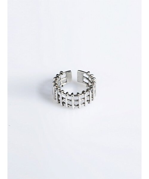 51%(フィフティーワンパーセント)の「Mesh Ring - silver(リング・メンズ・その他・FREE)」の1枚目の写真