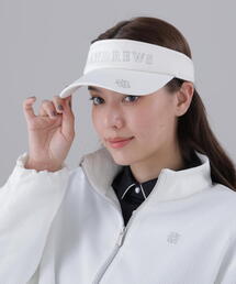 St ANDREWS（セントアンドリュース）の「【St ANDREWS】ツイルロゴバイザー（サンバイザー）」