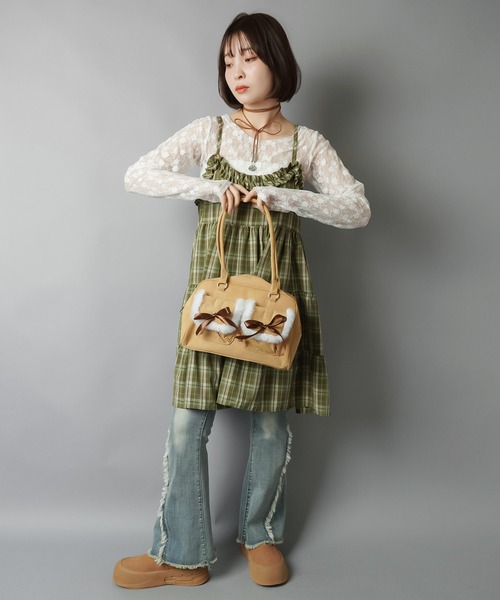 SPINNS(スピンズ)の「紐チョーカー/コイン(チョーカー・レディース・ホワイト/ブラウン/ブラック・ONESIZE)」の12枚目の写真