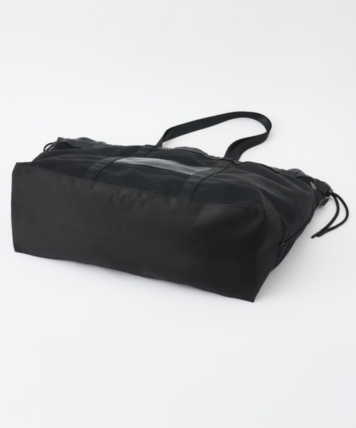 ＪＵＧＬＡＮＳ（ユグランス）の「【ADAM PATEK】Leather trimmed mesh 2way big tote bag（トートバッグ・メンズ・ブラック・FREE）」の10枚目の写真