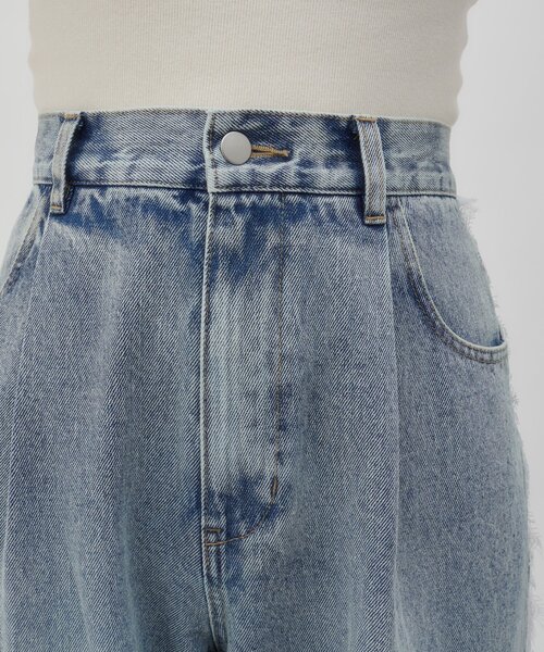 DISCOAT（ディスコート）の「【umm.】サイドレースデニムワイドパンツ《サイズ展開あり》（その他パンツ・レディース・ブルー・SMALL/MEDIUM/LARGE）」の15枚目の写真