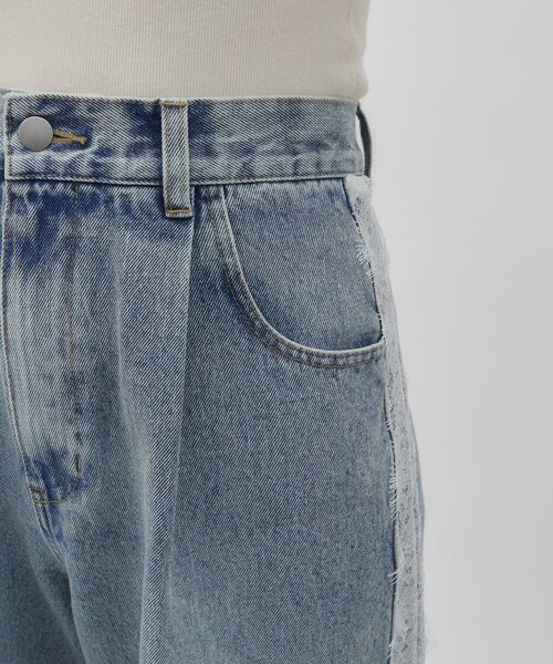 DISCOAT（ディスコート）の「【umm.】サイドレースデニムワイドパンツ《サイズ展開あり》（その他パンツ・レディース・ブルー・SMALL/MEDIUM/LARGE）」の16枚目の写真