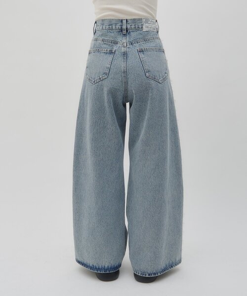 DISCOAT（ディスコート）の「【umm.】サイドレースデニムワイドパンツ《サイズ展開あり》（その他パンツ・レディース・ブルー・SMALL/MEDIUM/LARGE）」の20枚目の写真