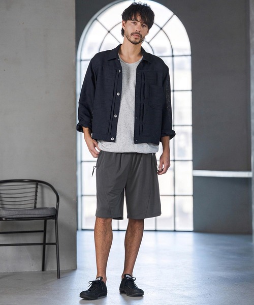 CAMBIO(カンビオ)の「mp14597- KANOKO Shorts ショートパンツ(S67126cmb)(その他パンツ・メンズ・ブラック/チャコール/ブルーグリーン・S/M/L)」の13枚目の写真