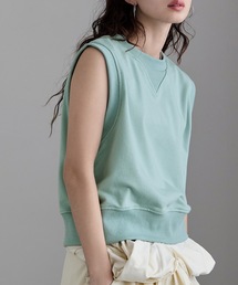 ミント」に該当するベスト（グリーン・カーキ/緑色系）ファッション
