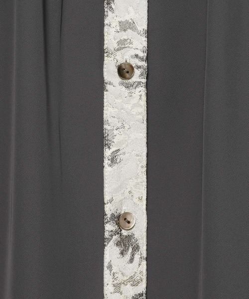 HARE（ハレ）の「アートジャガードシャツ(HARE)（シャツ/ブラウス・レディース・ブラック/グレー/ピンク・FREE）」の19枚目の写真