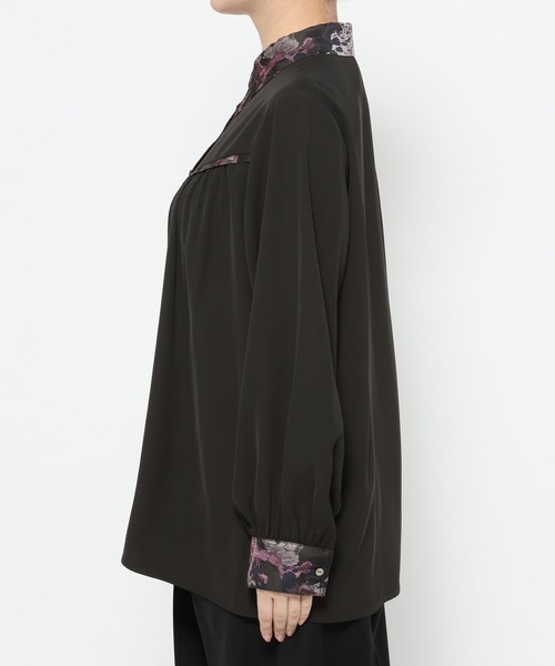 HARE（ハレ）の「アートジャガードシャツ(HARE)（シャツ/ブラウス・レディース・ブラック/グレー/ピンク・FREE）」の11枚目の写真