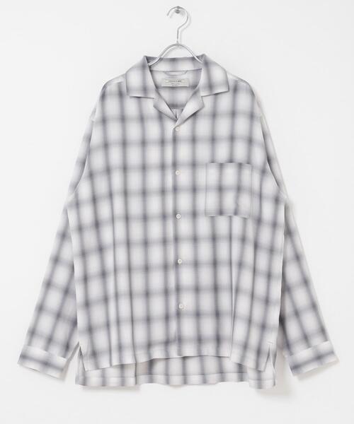 URBAN RESEARCH Sonny Label（アーバンリサーチサニーレーベル）の「オンブレチェックロングスリーブシャツ（シャツ/ブラウス・メンズ・オレンジ系その他/ホワイト系その他/ブルー系その他・MEDIUM/LARGE）」の14枚目の写真